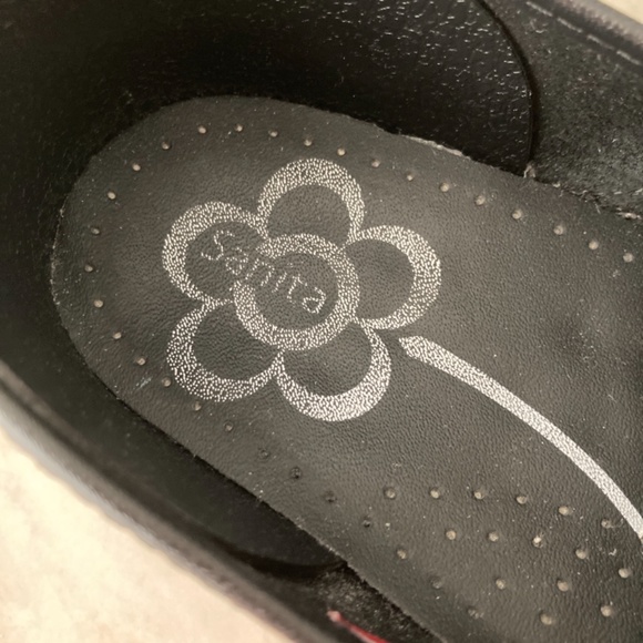 Sanita Red Clog Penny loaf unique design - Picture 9 of 12